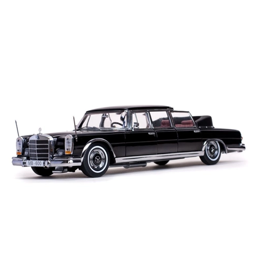 MERCEDES 600 LANDAULET 1966 BLACK 1:18 SunStar Auto Stradali Modellino