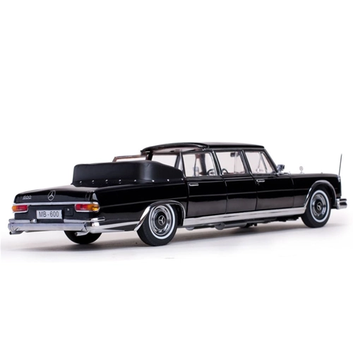 MERCEDES 600 LANDAULET 1966 BLACK 1:18 SunStar Auto Stradali Modellino