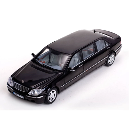 MERCEDES S CLASS PULLMAN 1998 BLACK 1:18 SunStar Auto Stradali Modellino