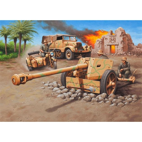 SD.KFZ + 7,5 PAK 40 KIT 1:76 Revell Kit Mezzi Militari Modellino