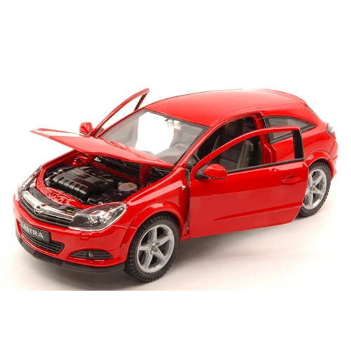 OPEL ASTRA GTC 2005 RED 1:24 Welly Auto Stradali Modellino