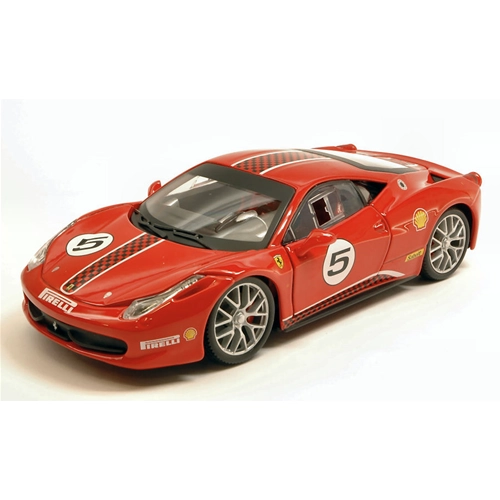 FERRARI 458 CHALLENGE 2009 1:24 Burago Auto Competizione Modellino