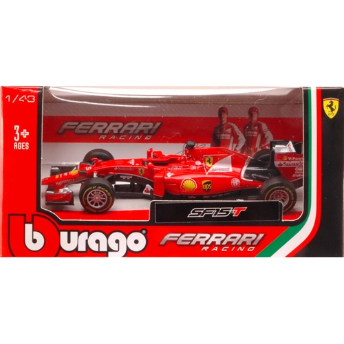 FERRARI SF15 S.VETTEL 2015 N.5 1:43 Burago Formula 1 Modellino