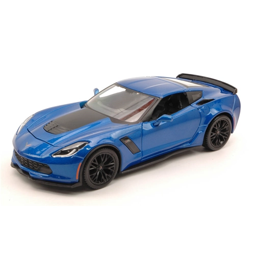 CORVETTE Z06 2015 BLUE 1:24 Maisto Auto Stradali Modellino