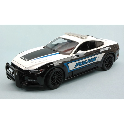 FORD MUSTANG GT 2015 POLICE 1:18 Maisto Forze dell'Ordine Modellino