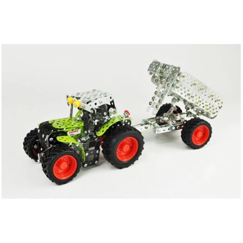 TRATTORE CLAAS ARION 430 WITH TRAILER PCS 700 cm 30,5 SCALA 1:32 Tronico Kit Art.Vari Modellino