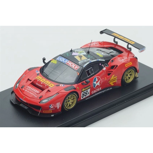 FERRARI 488 GT3 N.88 WINNER 12 H BATHURST 2017 VILANDER-LOWNDES WHINCUP 1:43 Looksmart Auto Competizione Modellino