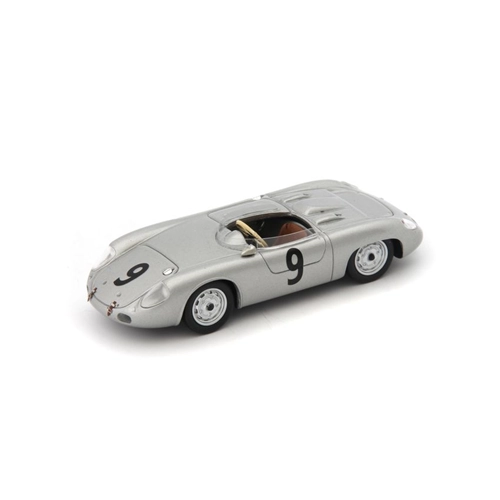 PORSCHE 645 SPYDER "MICKYMAUS" 1956 METALLIC SILVER 1:43 Avenue43 Auto Stradali Modellino