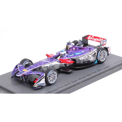 DS VIRGIN RACING S.BIRD 2017 N.2 Rd9 NEW YORK FORMULA "E" 1:43 Spark Model Auto Competizione Modellino