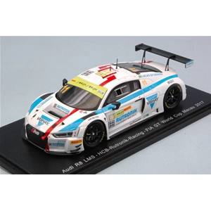 AUDI R8 LMS N.11 FIA GT WORLD CUP MACAU 2017 L.DI GRASSI 1:43 Spark Model Auto Competizione Modellino