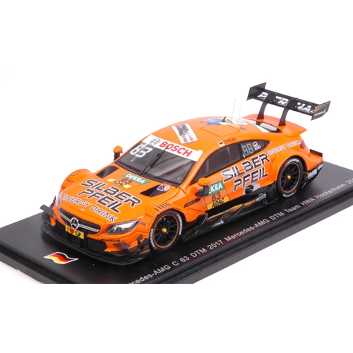 MERCEDES AMG C63 N.63 10th RACE 2 DTM HOCKENHEIM 2017 M.ENGEL 1:43 Spark Model Auto Competizione Modellino