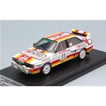 AUDI QUATTRO A2 N.11 5th RALLY NEW ZEALAND 1985 STEWART/PARKHILL 1:43 Trofeu Auto Rally Modellino