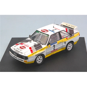 AUDI SPORT QUATTRO N.2 DNF TOUR DE CORSE 1984 ROHRL-GEISTDORFER 1:43 Trofeu Auto Rally Modellino