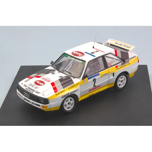 AUDI SPORT QUATTRO N.2 DNF TOUR DE CORSE 1984 ROHRL-GEISTDORFER 1:43 Trofeu Auto Rally Modellino