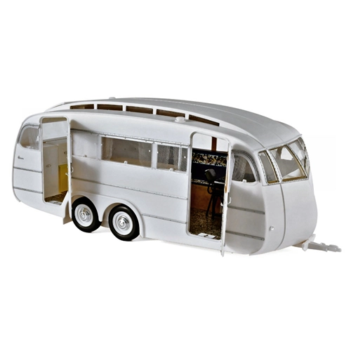 CARAVANE HENON 1955 WHITE 1:18 Norev Auto Stradali Modellino