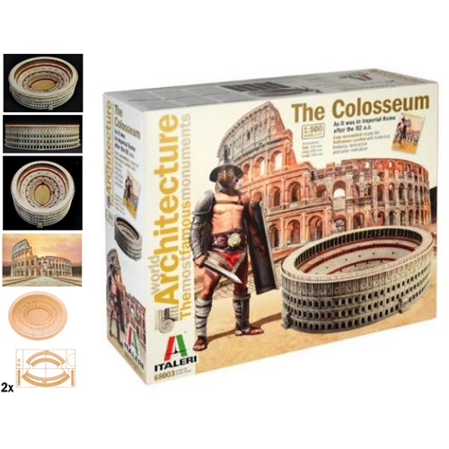 COLOSSEUM 41x35x11 SCALA 1:500 Italeri Art.Vari Modellino