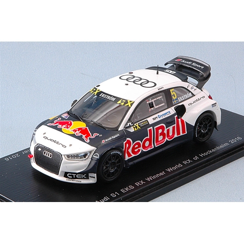 AUDI S1 N.5 WINNER WORLD RX HOCKENHEIM 2016 M.EKSTROM 1:43 Spark Model Auto Competizione Modellino