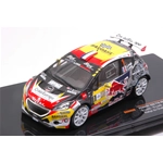 PEUGEOT 208 T16 R5 N.1 WINNER RALLY DU CHABLAIS 2017 S.LOEB-S.LOEB 1:43 Ixo Model Auto Rally Modellino