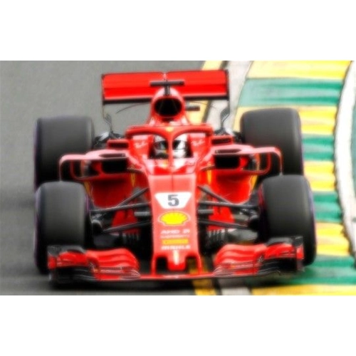 FERRARI SF71-H S.VETTEL 2018 N.5 WINNER AUSTRALIAN GP 1:43 Looksmart Formula 1 Modellino