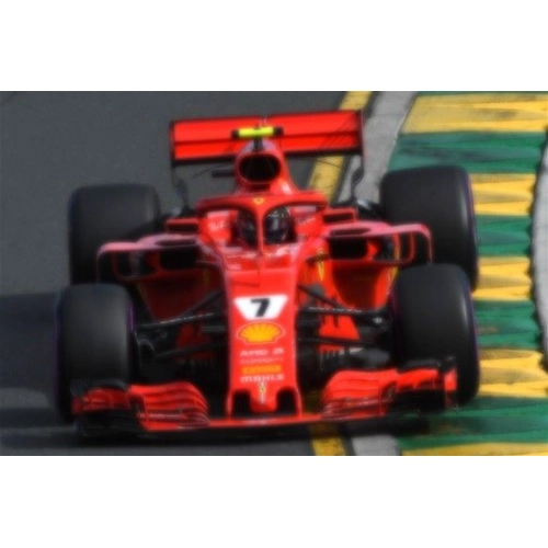 FERRARI SF71-H K.RAIKKONEN 2018 N.7 3rd AUSTRALIAN GP1:43 Looksmart Formula 1 Modellino
