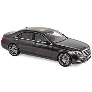 MERCEDES S-CLASS AMG-LINE 2018 RUBY BLACK METALLIC 1:18 Norev Auto Stradali Modellino