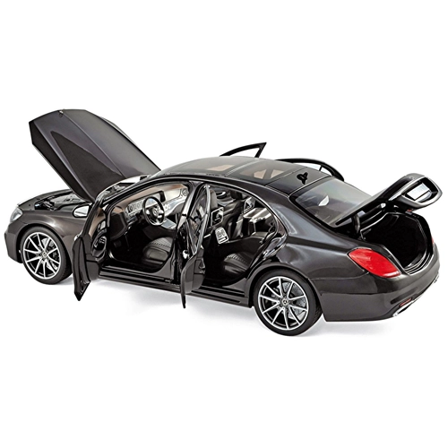 MERCEDES S-CLASS AMG-LINE 2018 RUBY BLACK METALLIC 1:18 Norev Auto Stradali Modellino