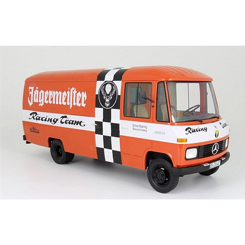 MERCEDES L 408 KASTENWAGEN 1972 JAGERMEISTER RACING TEAM 1:18 Premium Classixx Camion Modellino