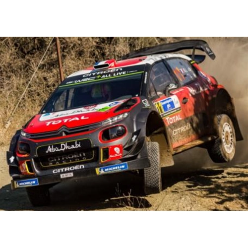 CITROEN C3 WRC N.11 5th RALLY GUANAJUATO MEXICO 2018 S.LOEB-D.ELENA 1:43 Spark Model Auto Rally Modellino