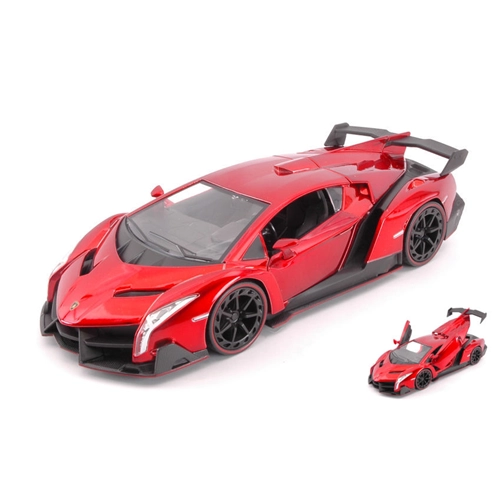 LAMBORGHINI VENENO 2017 METALLIC RED 1:24 Jada Toys Tuning Modellino