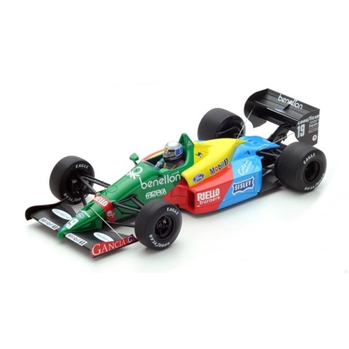 BENETTON B188 A.NANNINI 1988 N.19 3rd BRITISH GP 1:18 Spark Model Formula 1 Modellino