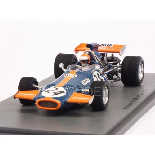 BRABHAM BT33 1971 N.24 DNF US GP CHRIS CRAFT 1:43 Spark Model Formula 1 Modellino