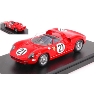 FERRARI 250P N.21 WINNER 24h LE MANS 1963 L.BANDINI- L.SCARFIOTTI 1:43 Looksmart Auto Competizione Modellino