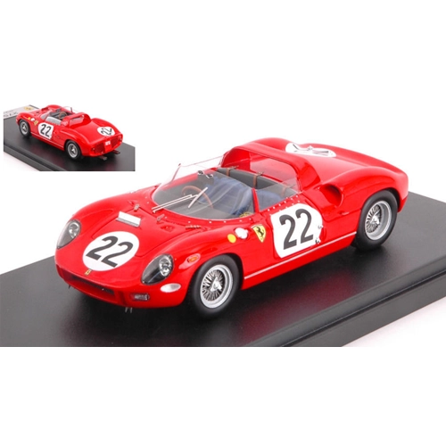 FERRARI 275P N.22 ACCIDENT LE MANS 1964 G.BAGHETTI-U.MAGLIOLI 1:43 Looksmart Auto Competizione Modellino