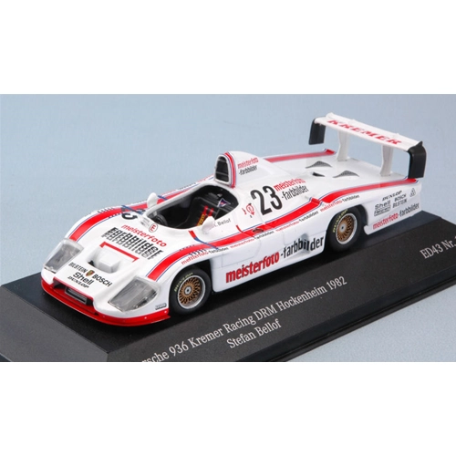 PORSCHE 936 KREMER N.23 DNF (5th GRID) DRM HOCKENHEIM 1982 S.BELLOF 1:43 CMR Classic Model Replicars Auto Competizione Modellino