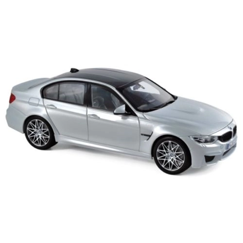 BMW M3 COMPETITION 2017 SILVER 1:18 Norev Auto Stradali Modellino