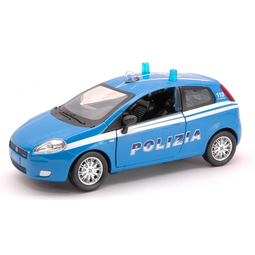 FIAT GRANDE PUNTO POLIZIA 1:24 New Ray Forze dell'Ordine Modellino