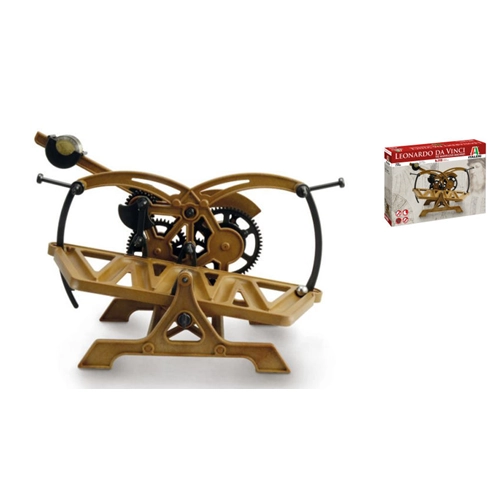 LEONARDO DA VINCI ROLLING BALL TIMER PIATTAFORMA ALTALENANTE KIT cm 26 Italeri Kit Art.Vari Modellino