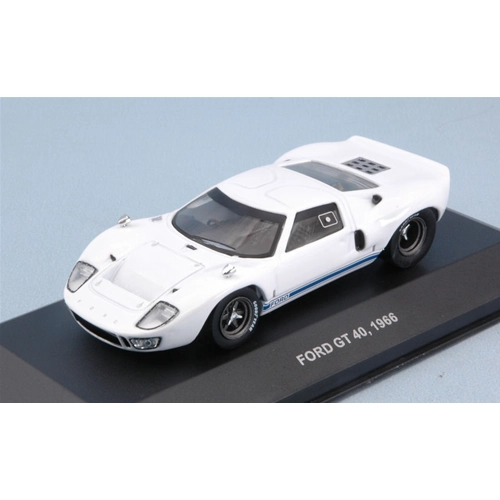 FORD GT40 1966 WHITE 1:43 Solido Auto Stradali Modellino