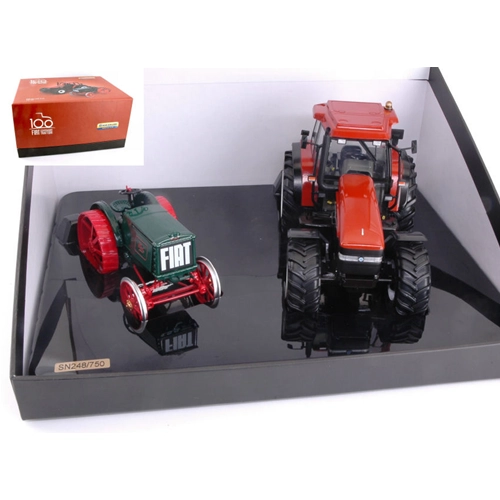 FIAT 702/NEW HOLLAND FIATAGRI M160 100 ANS FIAT 1909-2019 LIM.750 1:32 Replicagri Mezzi Agricoli e Accessori Modellino