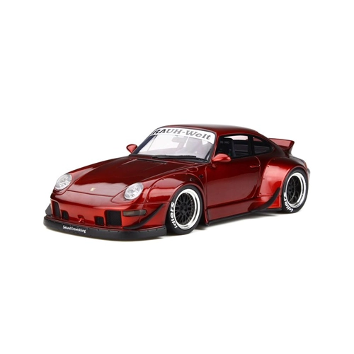 PORSCHE 911 (993) RWB DUCK TAIL CARRERA COUPE 1990 RED 1:18 GT Spirit Auto Stradali Modellino