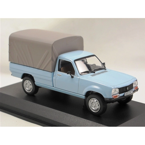 PEUGEOT 504 PICK UP CLOSED 1985 CLEAR BLUE 1:43 Norev Auto Stradali Modellino