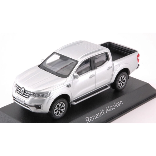 RENAULT ALASKAN PICK-UP 2017 SILVER 1:43 Norev Auto Stradali Modellino