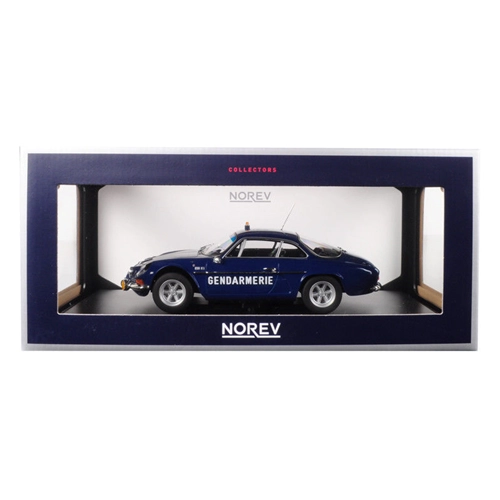ALPINE RENAULT A110 1600S 1971 GENDARMERIE 1:18 Norev Forze dell'Ordine Modellino