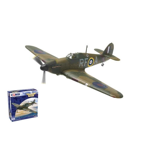 HAWKER HURRICANE MK.1 FLYING OFFICER Z K HENNEBERG 1940 1:72 Corgi Aerei Modellino