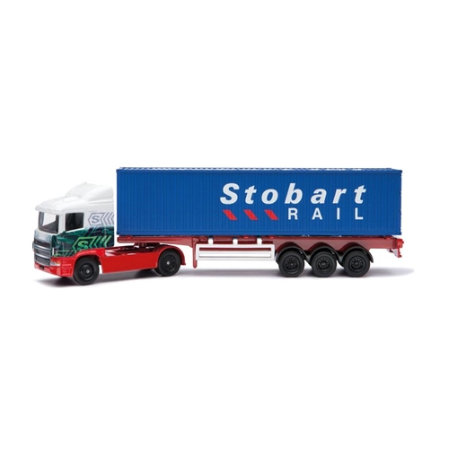 EDDIE STOBART SKELETAL CONTAINER TRUCK 1:64 Corgi Camion Modellino