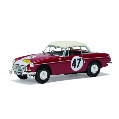 MGB N.47 WINNER MARATHON D.ROUTE OUTRIGHT 1966 A.HEDGES-J.VERNAEVE 1:43 Vanguards Auto Competizione Modellino