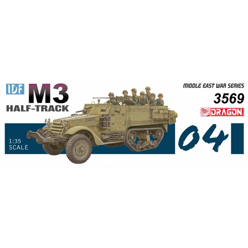 IDF M3 HALF-TRACK KIT 1:35 Dragon Kit Mezzi Militari Modellino