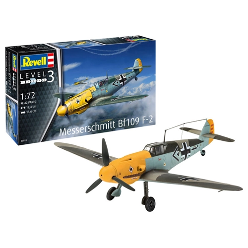 MESSERSCHMITT BF109 F-2 KIT 1:72 Revell Kit Aerei Modellino