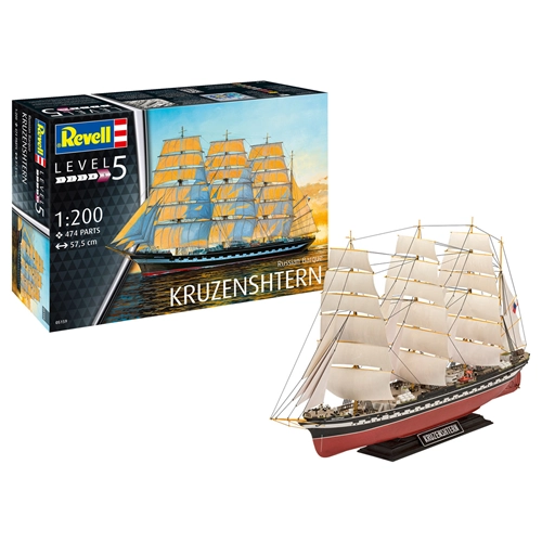 RUSSIAN BARQUE KRUZENSHTEM KIT 1:200 Revell Kit Navi Modellino