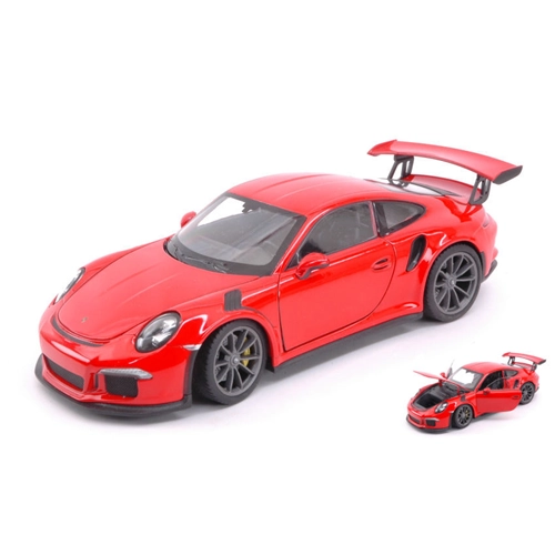 PORSCHE 911 (991) GT3 RS 2016 ORANGE 1:24 Welly Auto Stradali Modellino